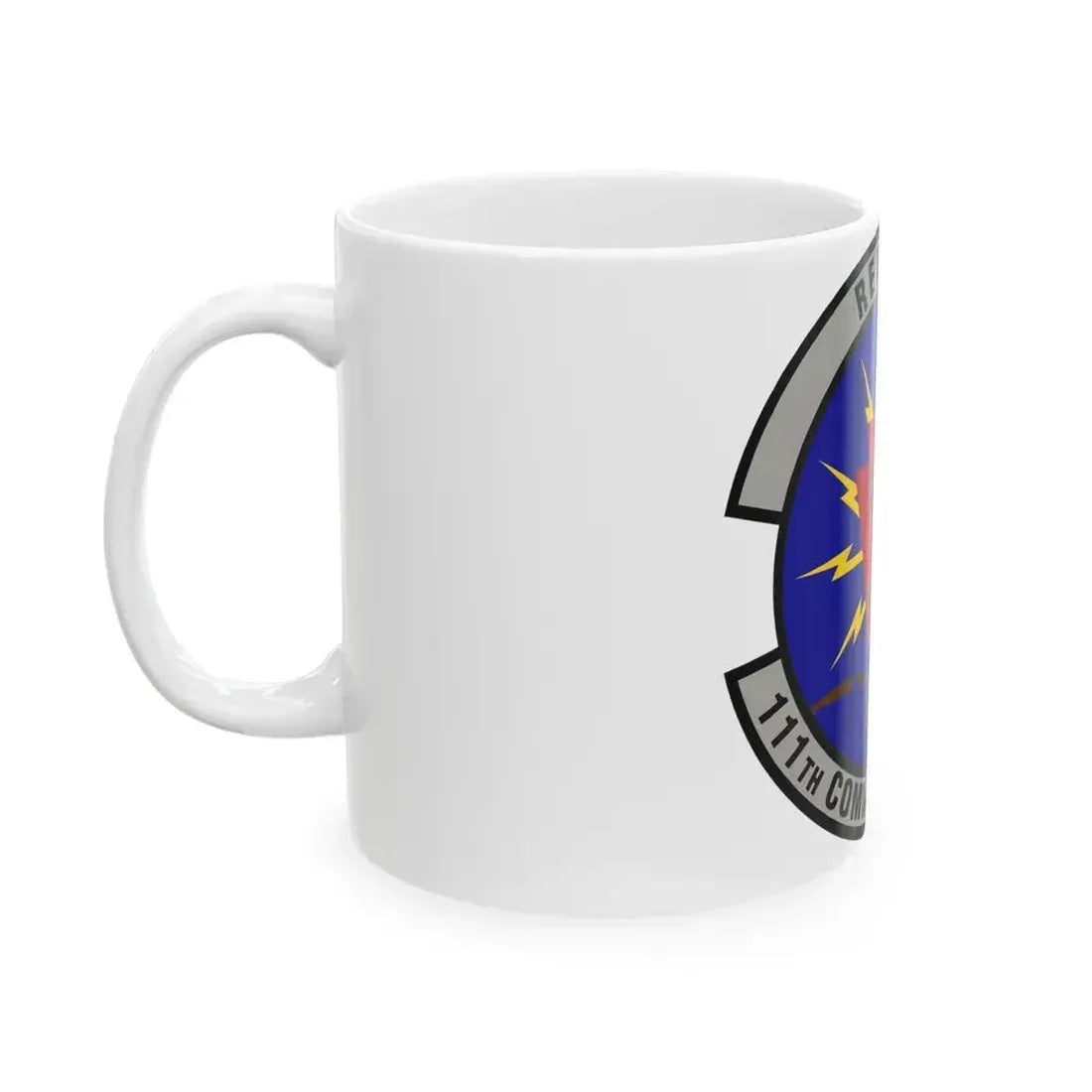 111th Communications Squadron (U.S. Air Force) White Coffee Mug - Go Mug Yourself