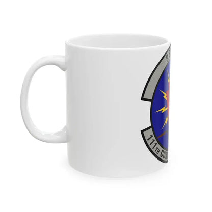 111th Communications Squadron (U.S. Air Force) White Coffee Mug - Go Mug Yourself