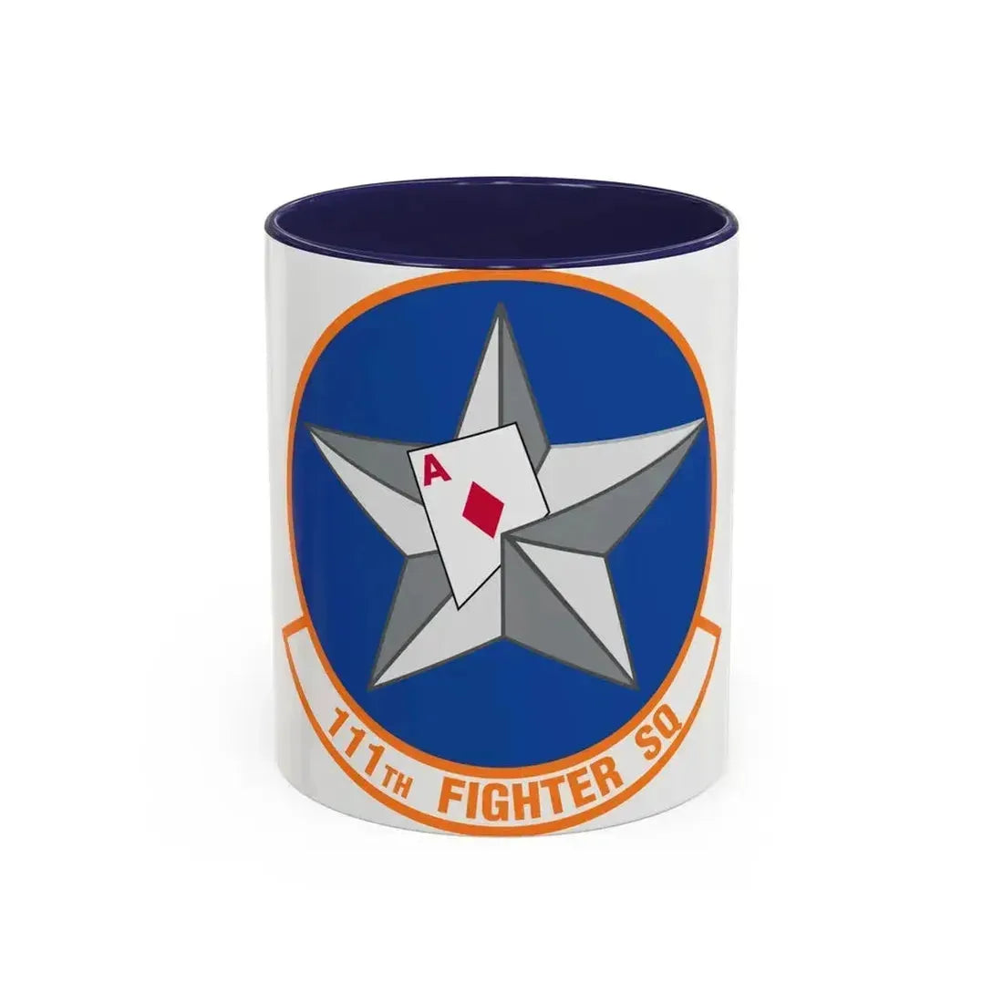 111th Fighter Squadron (U.S. Air Force) Accent Coffee Mug 11oz Navy - Go Mug Yourself
