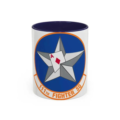 111th Fighter Squadron (U.S. Air Force) Accent Coffee Mug 11oz Navy - Go Mug Yourself