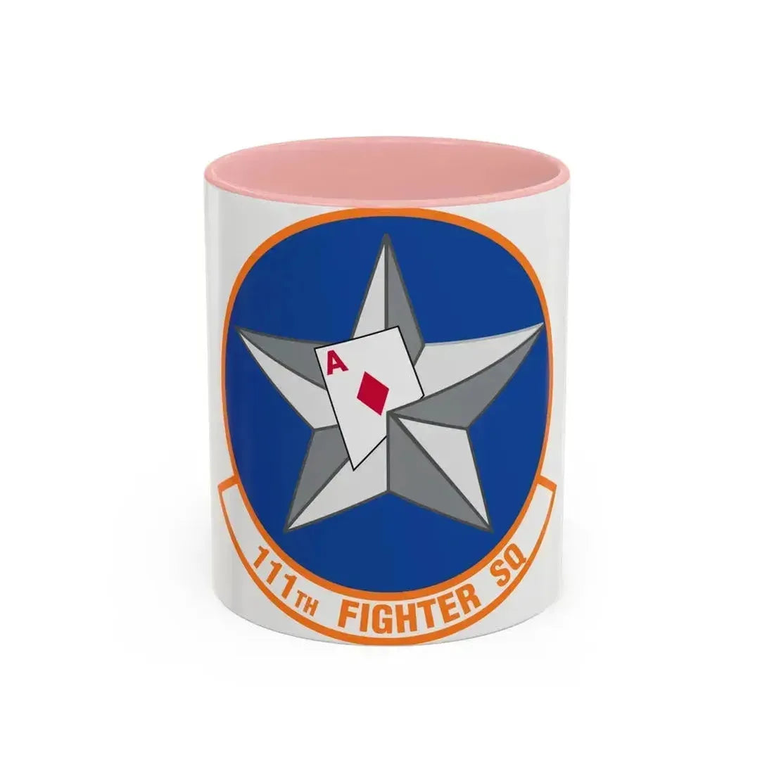 111th Fighter Squadron (U.S. Air Force) Accent Coffee Mug 11oz Pink - Go Mug Yourself