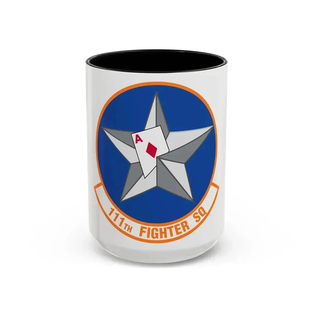 111th Fighter Squadron (U.S. Air Force) Accent Coffee Mug 15oz Black - Go Mug Yourself