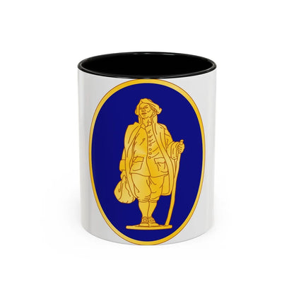 111th Infantry Regiment (U.S. Army) Accent Coffee Mug-11oz-Black-Go Mug Yourself