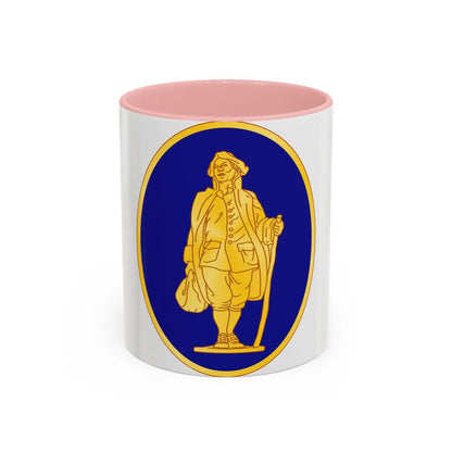 111th Infantry Regiment (U.S. Army) Accent Coffee Mug-11oz-Pink-Go Mug Yourself