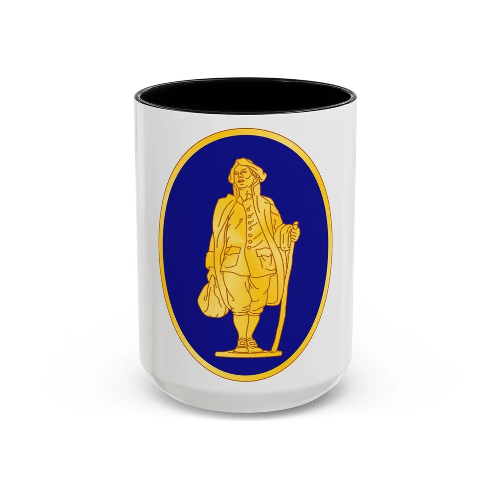 111th Infantry Regiment (U.S. Army) Accent Coffee Mug-15oz-Black-Go Mug Yourself