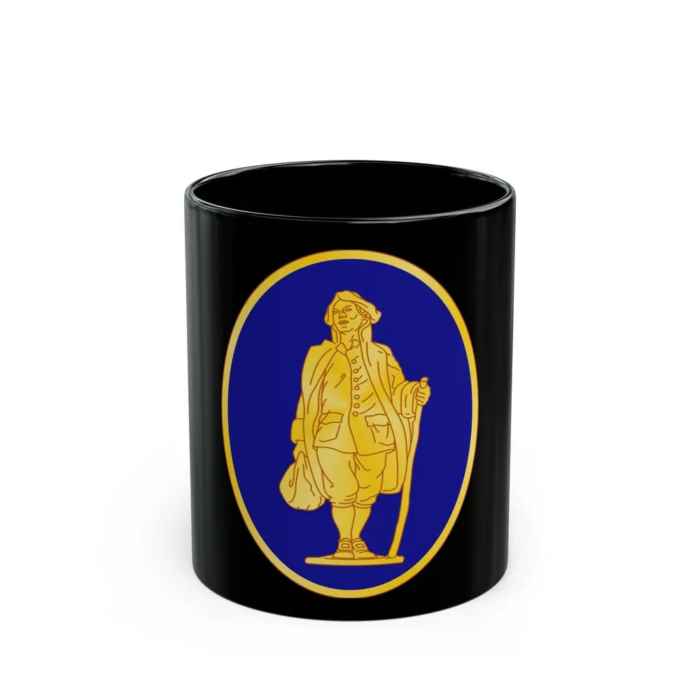 111th Infantry Regiment (U.S. Army) Black Coffee Mug-11oz-Go Mug Yourself