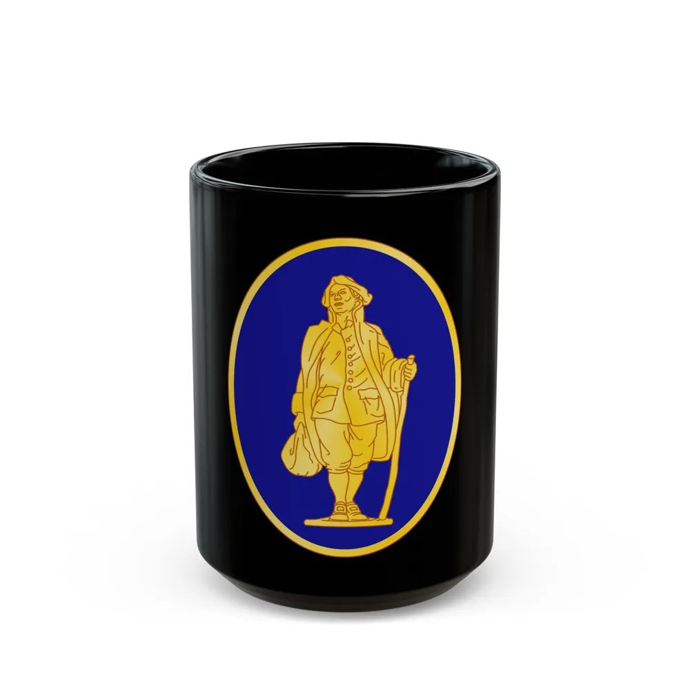 111th Infantry Regiment (U.S. Army) Black Coffee Mug-15oz-Go Mug Yourself