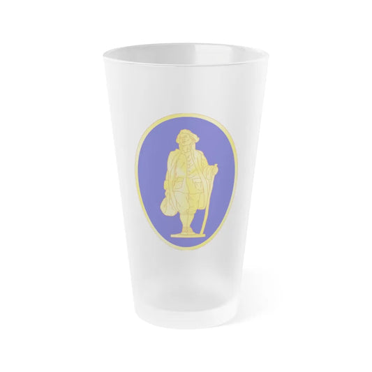 111th Infantry Regiment (U.S. Army) Frosted Pint Glass 16oz-Go Mug Yourself