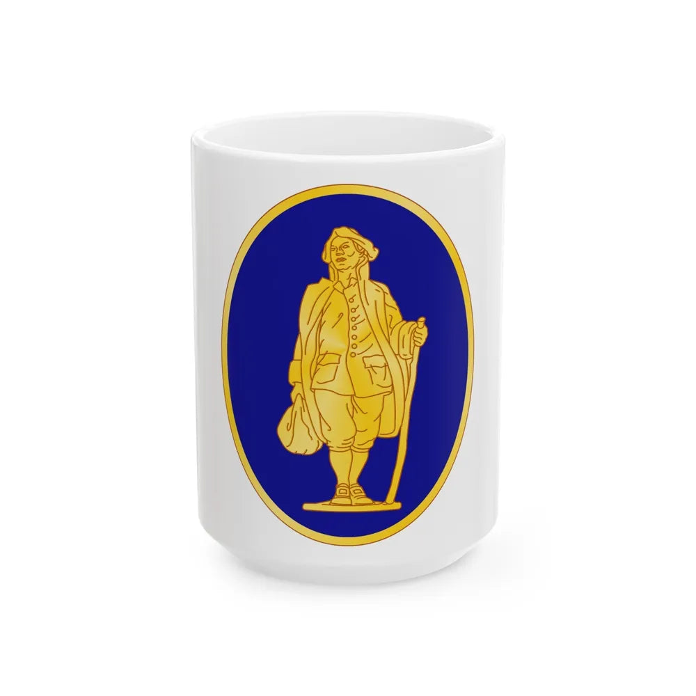 111th Infantry Regiment (U.S. Army) White Coffee Mug-15oz-Go Mug Yourself