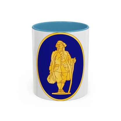 111th Infantry Regiment (U.S. Army) Accent Coffee Mug 11oz Light Blue - Go Mug Yourself
