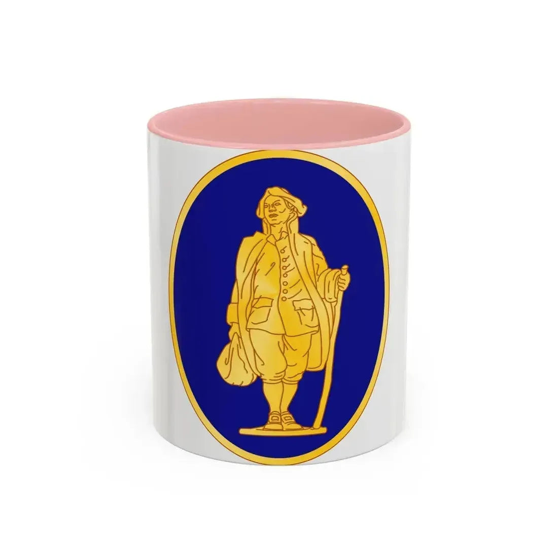 111th Infantry Regiment (U.S. Army) Accent Coffee Mug 11oz Pink - Go Mug Yourself