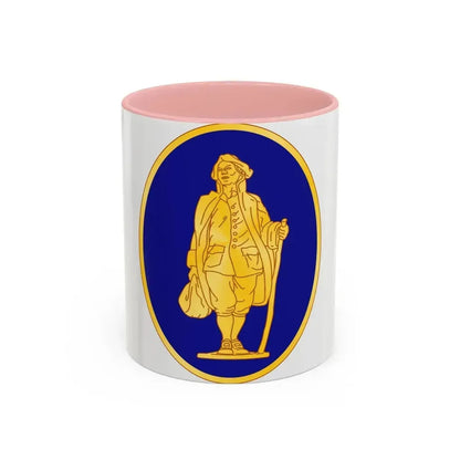 111th Infantry Regiment (U.S. Army) Accent Coffee Mug 11oz Pink - Go Mug Yourself