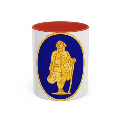 111th Infantry Regiment (U.S. Army) Accent Coffee Mug 11oz Red - Go Mug Yourself