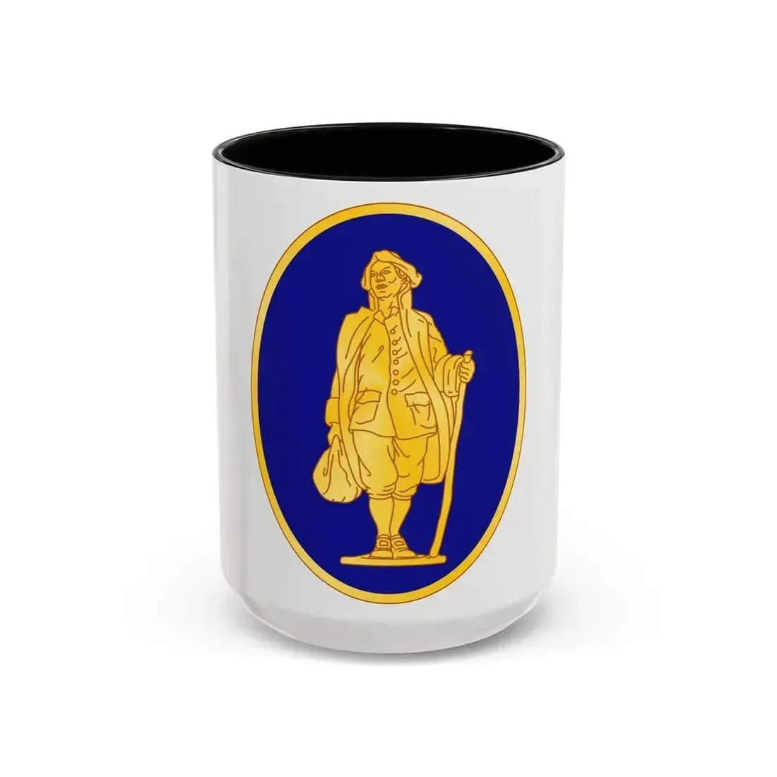 111th Infantry Regiment (U.S. Army) Accent Coffee Mug 15oz Black - Go Mug Yourself