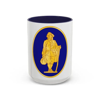 111th Infantry Regiment (U.S. Army) Accent Coffee Mug 15oz Navy - Go Mug Yourself