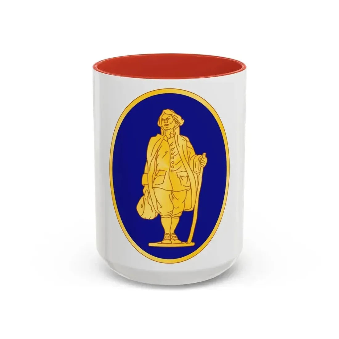 111th Infantry Regiment (U.S. Army) Accent Coffee Mug 15oz Red - Go Mug Yourself
