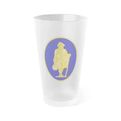 111th Infantry Regiment (U.S. Army) Frosted Pint Glass 16oz Default Title - Go Mug Yourself