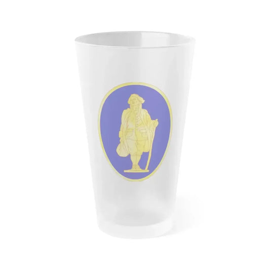 111th Infantry Regiment (U.S. Army) Frosted Pint Glass 16oz Default Title - Go Mug Yourself