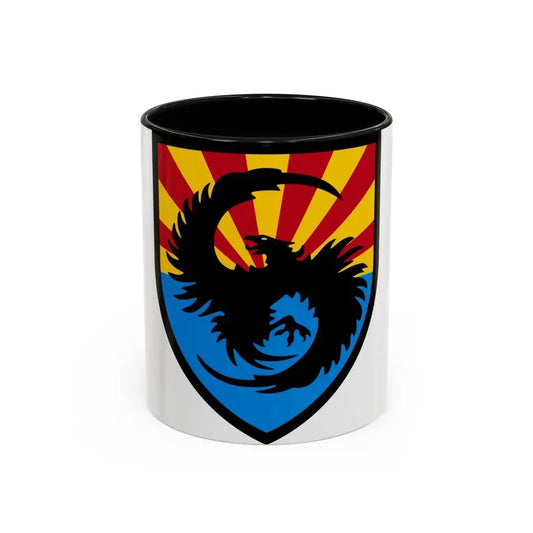111th Military Intelligence Brigade (U.S. Army) Accent Coffee Mug 11oz Black - Go Mug Yourself