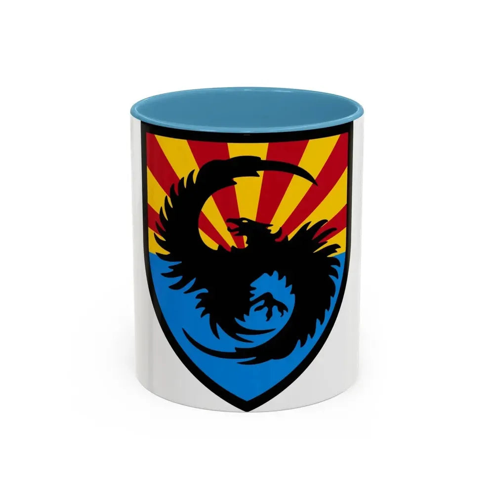 111th Military Intelligence Brigade (U.S. Army) Accent Coffee Mug 11oz Light Blue - Go Mug Yourself