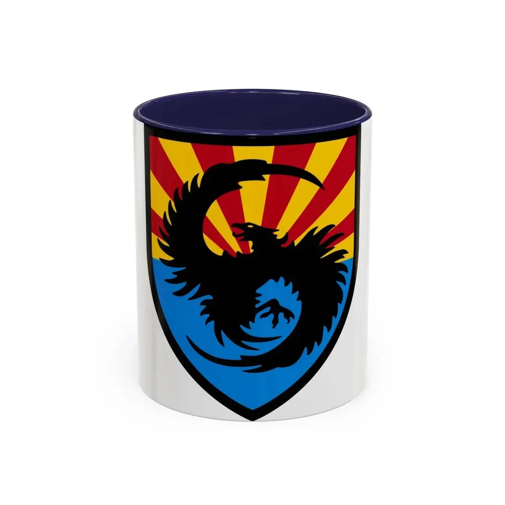111th Military Intelligence Brigade (U.S. Army) Accent Coffee Mug 11oz Navy - Go Mug Yourself