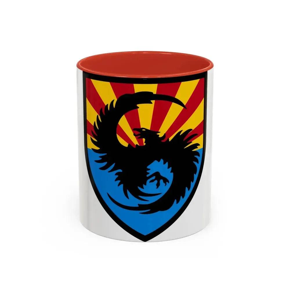 111th Military Intelligence Brigade (U.S. Army) Accent Coffee Mug 11oz Red - Go Mug Yourself