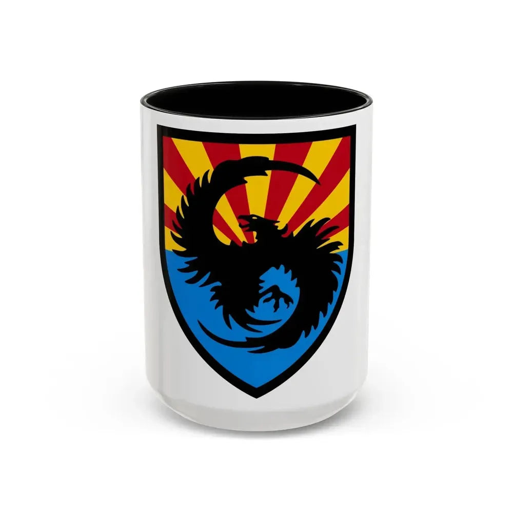 111th Military Intelligence Brigade (U.S. Army) Accent Coffee Mug 15oz Black - Go Mug Yourself