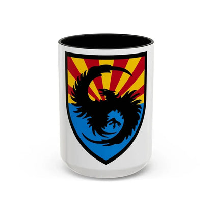 111th Military Intelligence Brigade (U.S. Army) Accent Coffee Mug 15oz Black - Go Mug Yourself