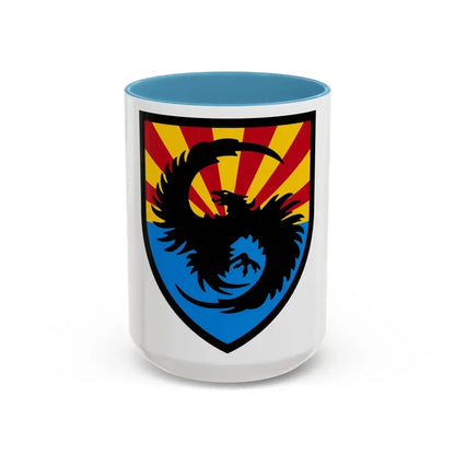 111th Military Intelligence Brigade (U.S. Army) Accent Coffee Mug 15oz Light Blue - Go Mug Yourself