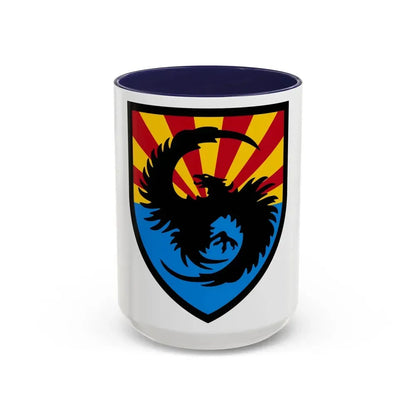 111th Military Intelligence Brigade (U.S. Army) Accent Coffee Mug 15oz Navy - Go Mug Yourself