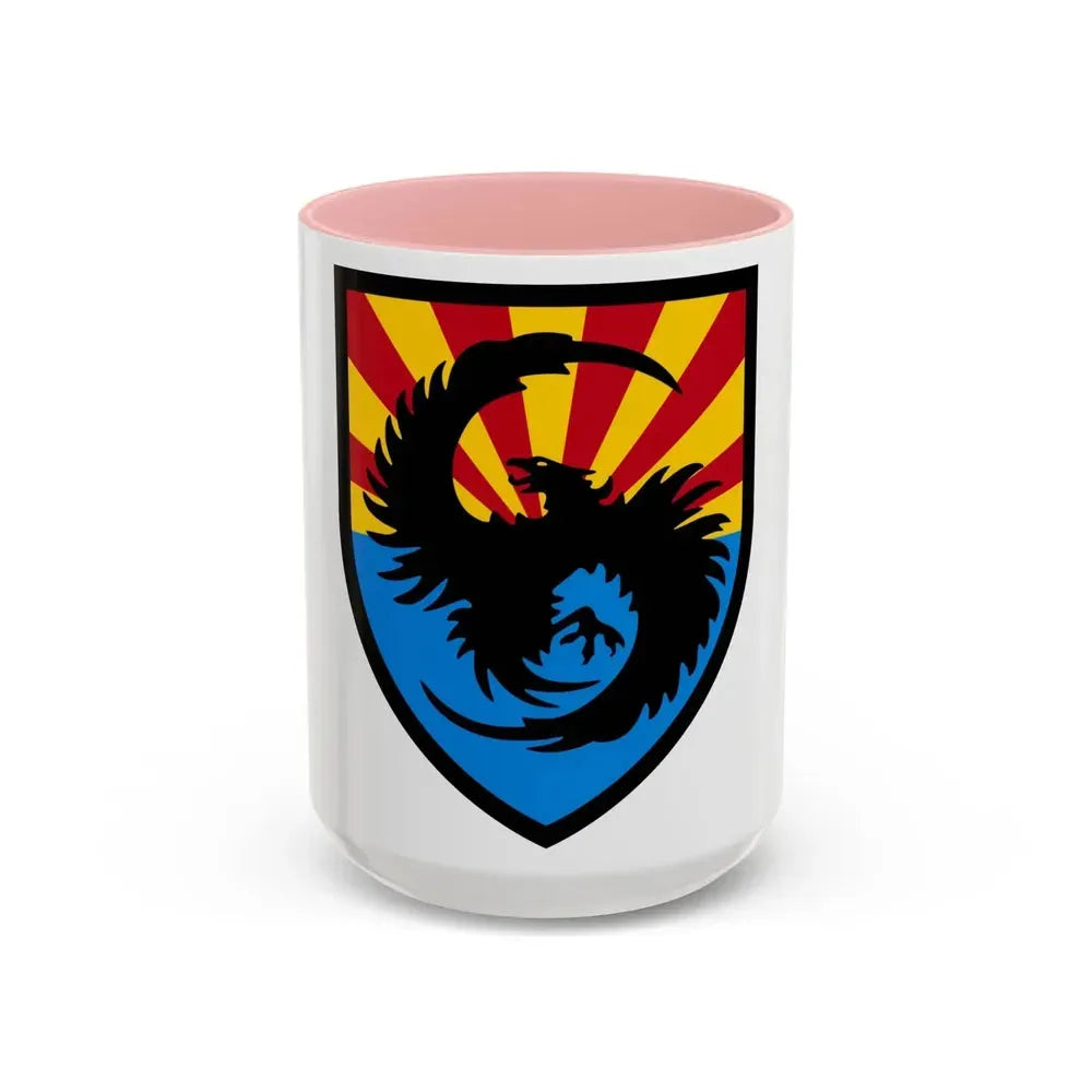 111th Military Intelligence Brigade (U.S. Army) Accent Coffee Mug 15oz Pink - Go Mug Yourself