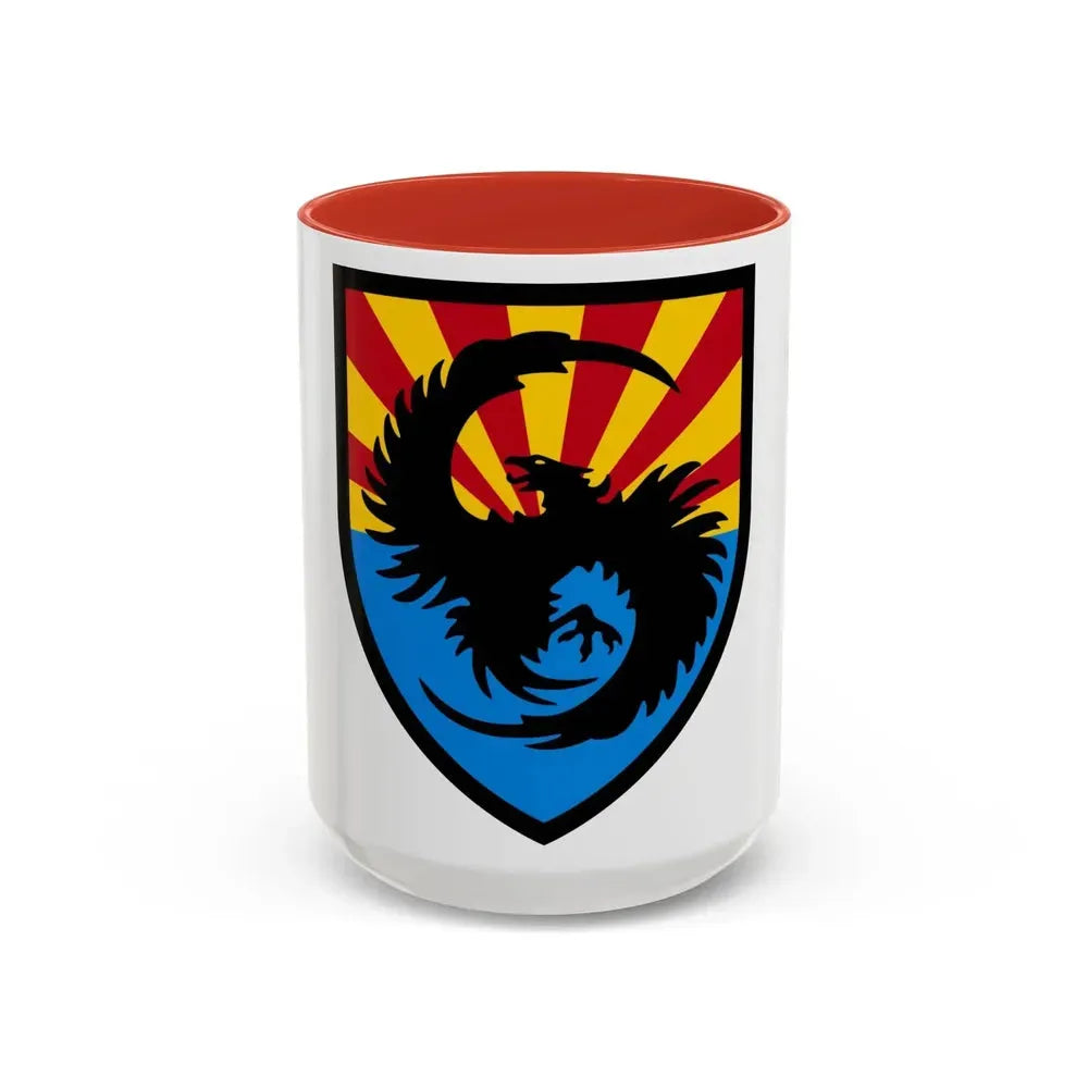 111th Military Intelligence Brigade (U.S. Army) Accent Coffee Mug 15oz Red - Go Mug Yourself