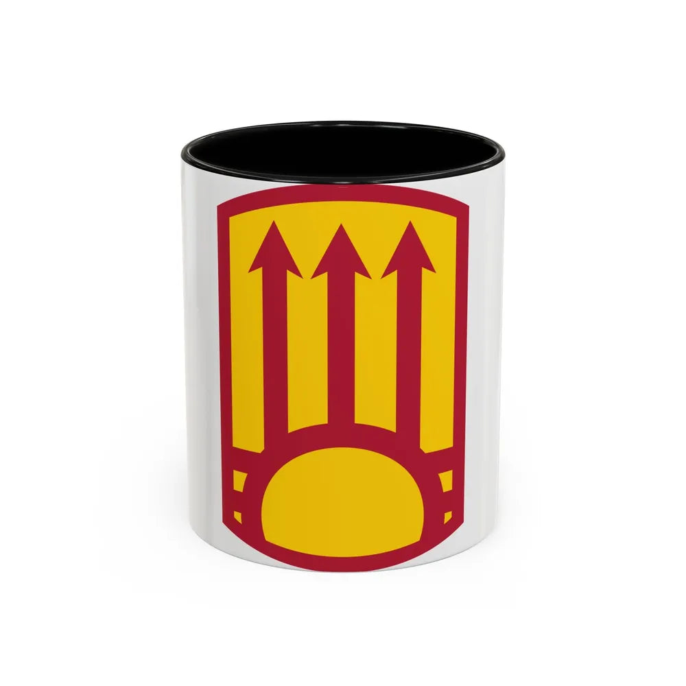 111th Sustainment Brigade (U.S. Army) Accent Coffee Mug-11oz-Black-Go Mug Yourself