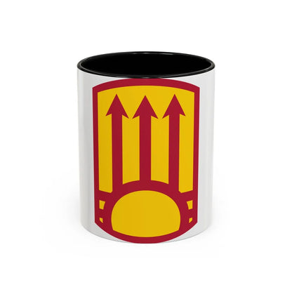 111th Sustainment Brigade (U.S. Army) Accent Coffee Mug-11oz-Black-Go Mug Yourself