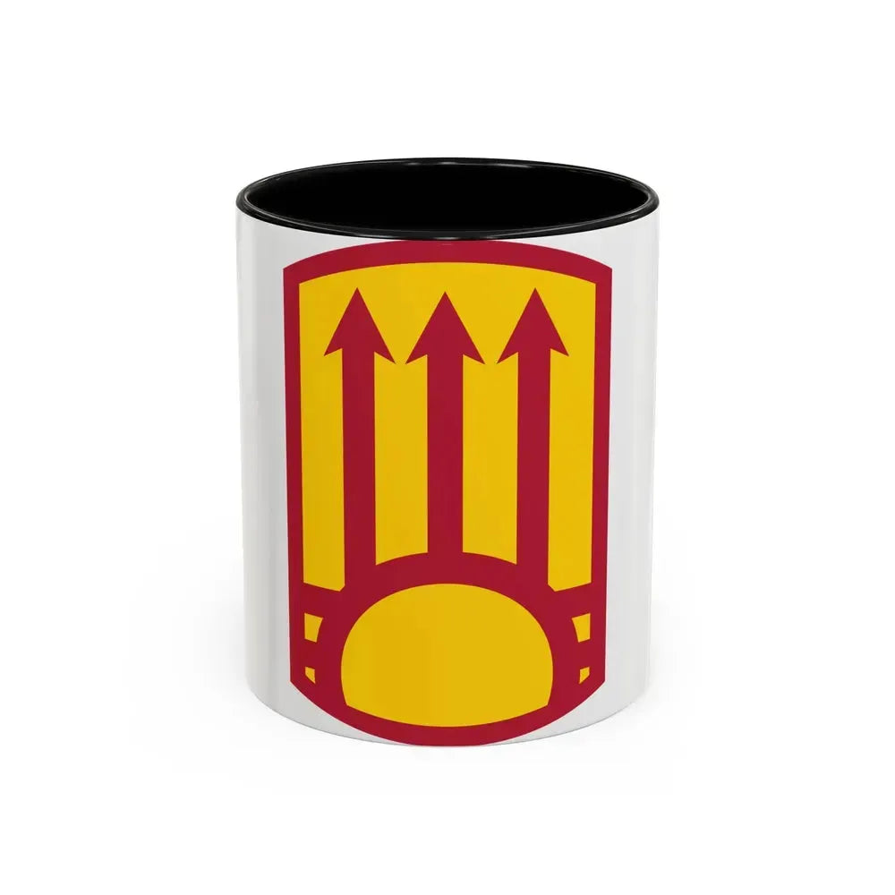 111th Sustainment Brigade (U.S. Army) Accent Coffee Mug 11oz Black - Go Mug Yourself
