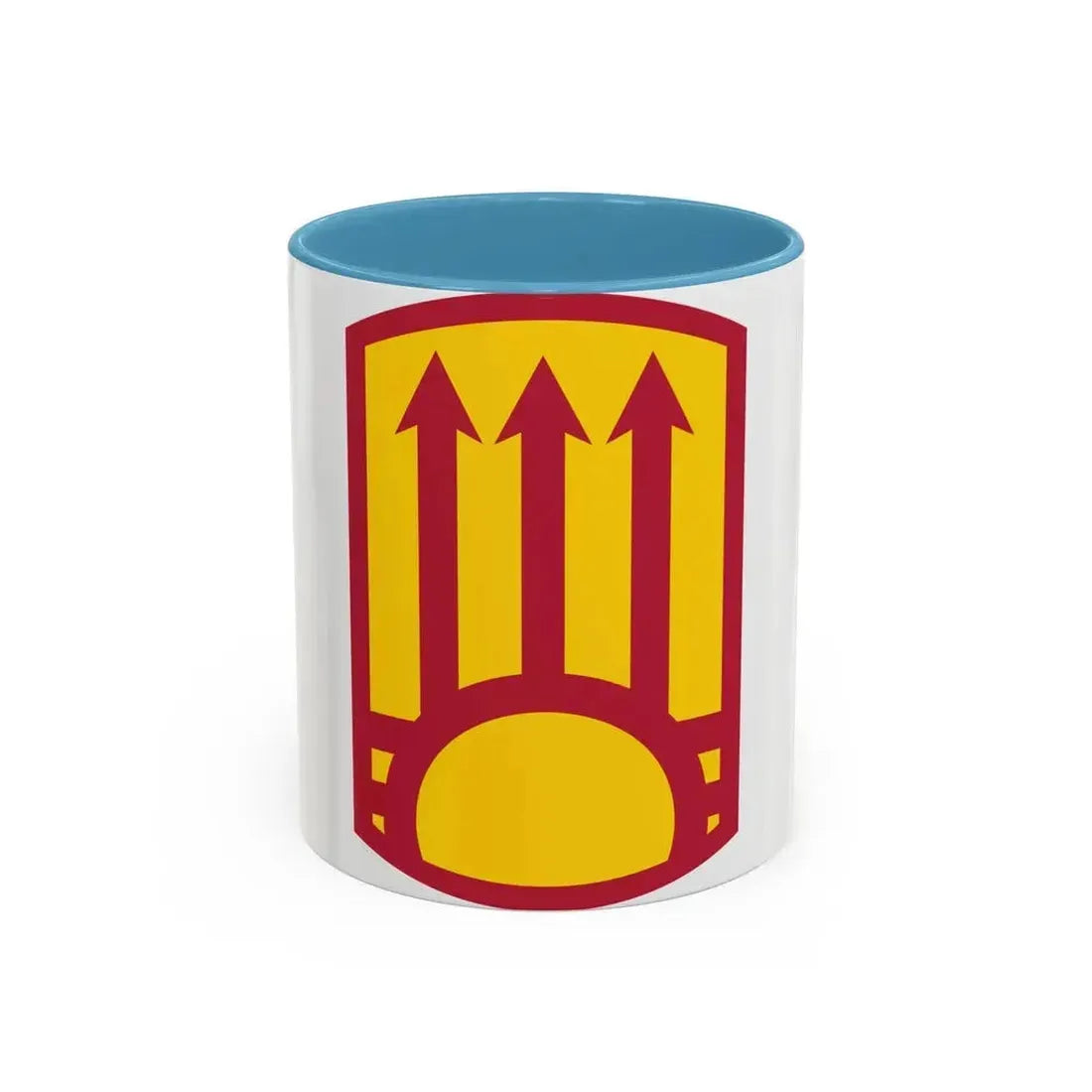 111th Sustainment Brigade (U.S. Army) Accent Coffee Mug 11oz Light Blue - Go Mug Yourself