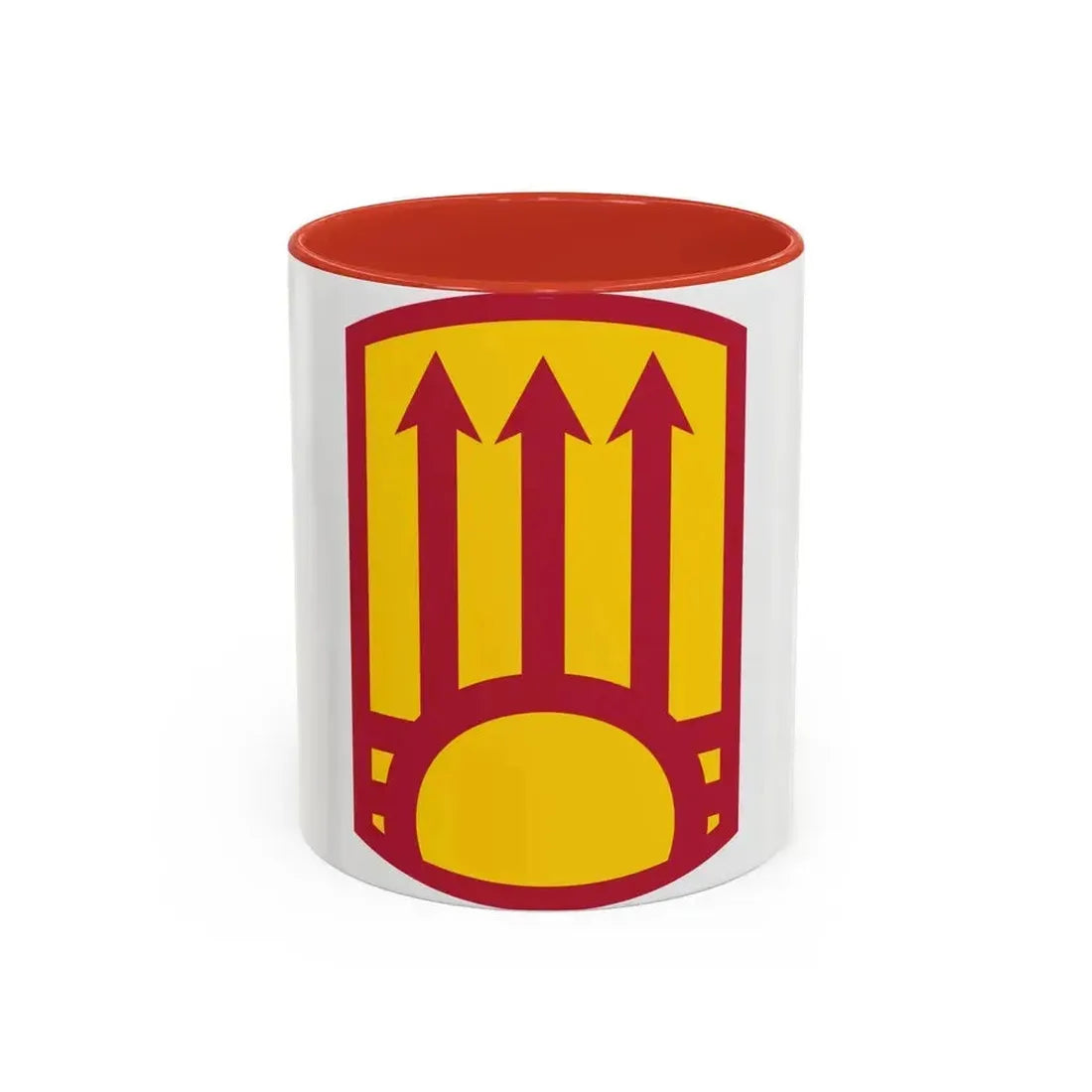 111th Sustainment Brigade (U.S. Army) Accent Coffee Mug 11oz Red - Go Mug Yourself