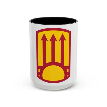111th Sustainment Brigade (U.S. Army) Accent Coffee Mug 15oz Black - Go Mug Yourself