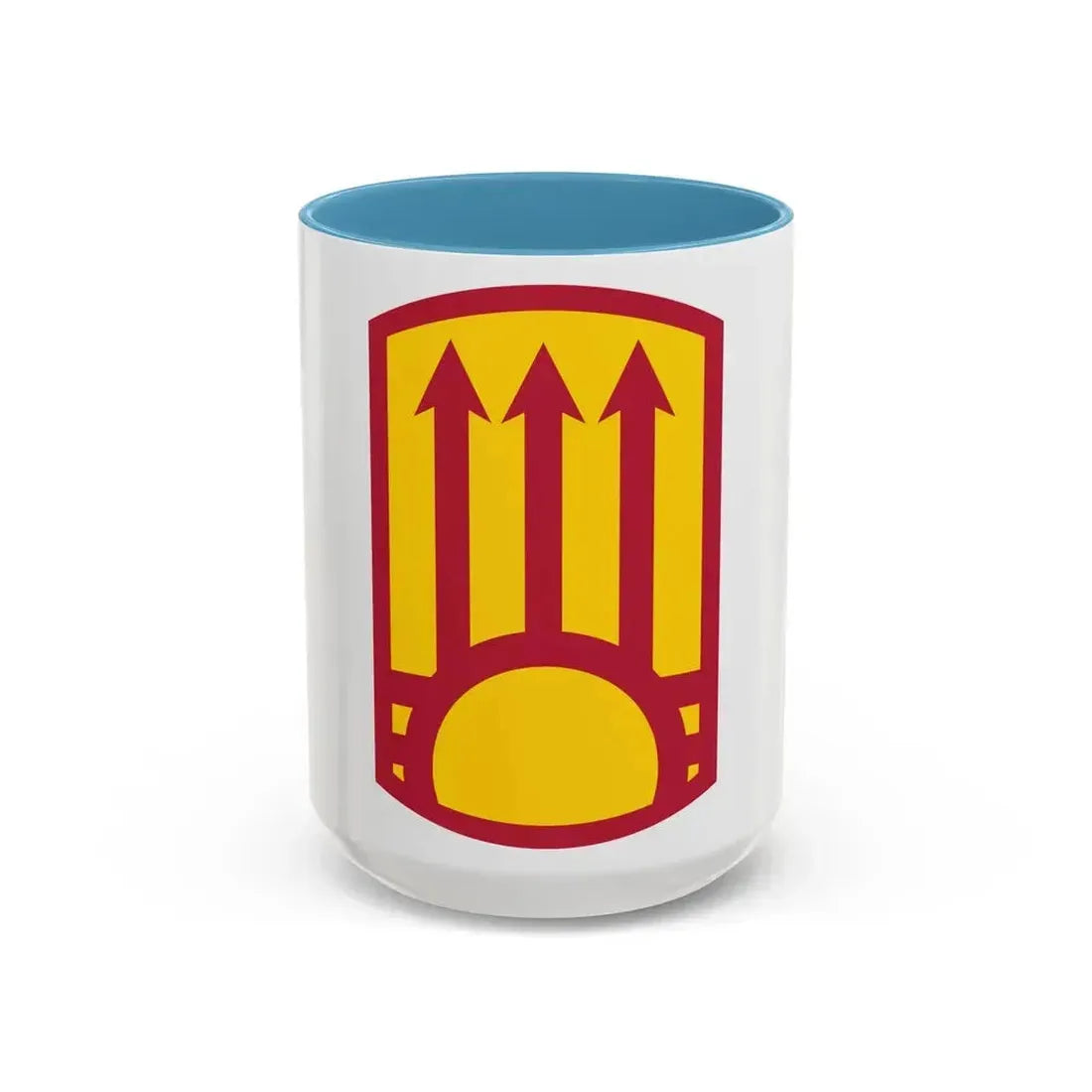 111th Sustainment Brigade (U.S. Army) Accent Coffee Mug 15oz Light Blue - Go Mug Yourself