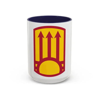 111th Sustainment Brigade (U.S. Army) Accent Coffee Mug 15oz Navy - Go Mug Yourself