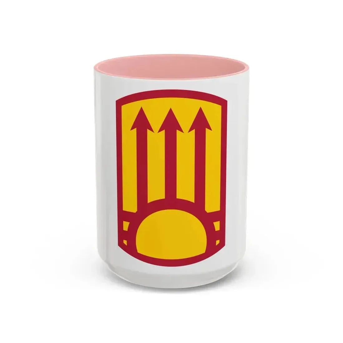 111th Sustainment Brigade (U.S. Army) Accent Coffee Mug 15oz Pink - Go Mug Yourself