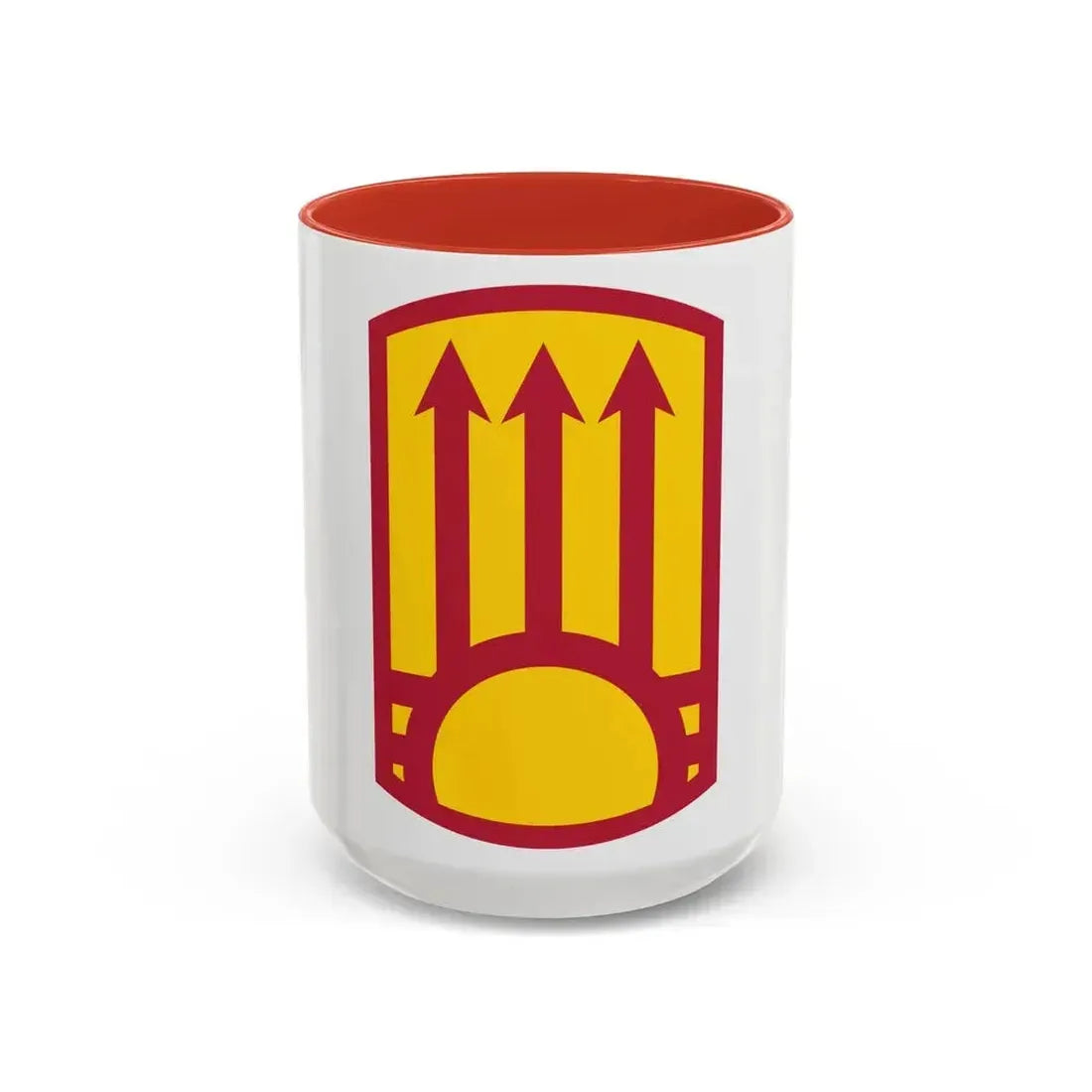 111th Sustainment Brigade (U.S. Army) Accent Coffee Mug 15oz Red - Go Mug Yourself