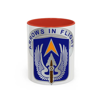 112 Aviation Regiment (U.S. Army) Accent Coffee Mug-11oz-Red-Go Mug Yourself