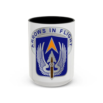 112 Aviation Regiment (U.S. Army) Accent Coffee Mug-15oz-Black-Go Mug Yourself