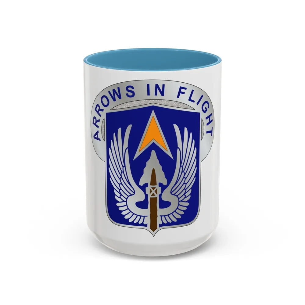 112 Aviation Regiment (U.S. Army) Accent Coffee Mug-15oz-Light Blue-Go Mug Yourself