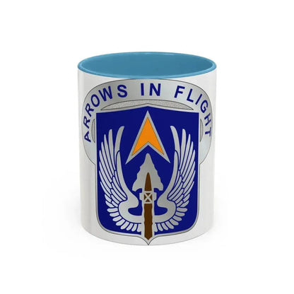 112 Aviation Regiment (U.S. Army) Accent Coffee Mug 11oz Light Blue - Go Mug Yourself