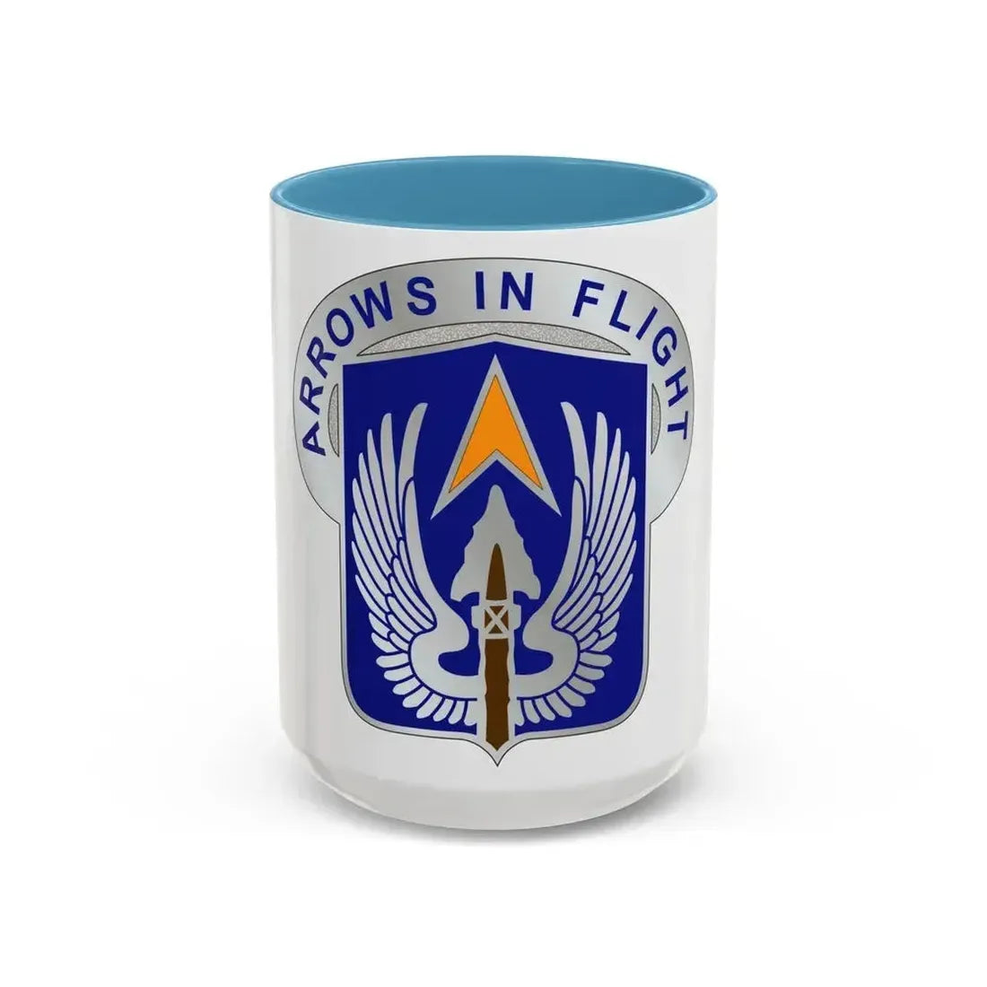112 Aviation Regiment (U.S. Army) Accent Coffee Mug 15oz Light Blue - Go Mug Yourself
