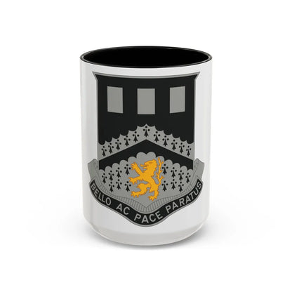 112 Engineer Battalion (U.S. Army) Accent Coffee Mug-15oz-Black-Go Mug Yourself