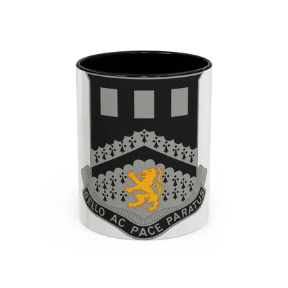 112 Engineer Battalion (U.S. Army) Accent Coffee Mug 11oz Black - Go Mug Yourself