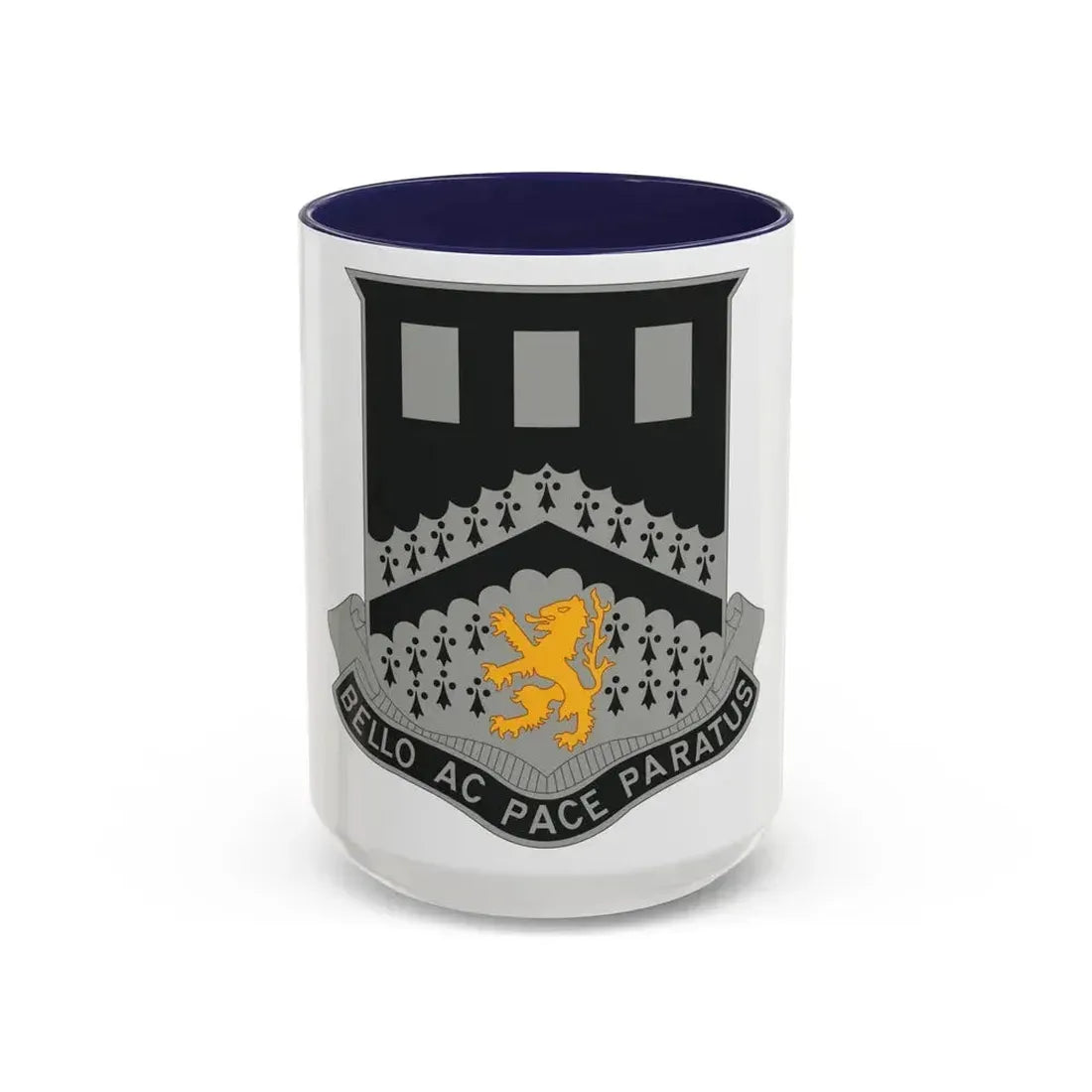 112 Engineer Battalion (U.S. Army) Accent Coffee Mug 15oz Navy - Go Mug Yourself
